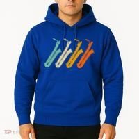 Retro Baritone Saxophone Gift For Bari Saxophonist Gift Hoodie thumb 2