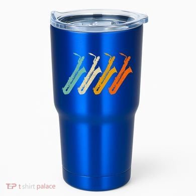 Retro Baritone Saxophone Gift For Bari Saxophonist Gift Tumbler