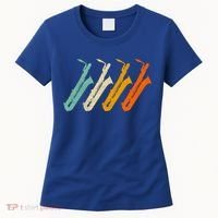 Retro Baritone Saxophone Gift For Bari Saxophonist Gift Women's T-Shirt thumb 0
