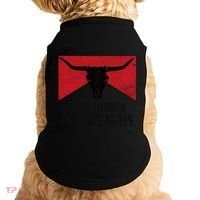 Retro Bull Skull Western Life Makes America A Cow Again Gift Doggie Tank thumb 0
