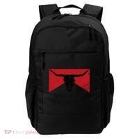 Retro Bull Skull Western Life Makes America A Cow Again Gift Backpack thumb 0
