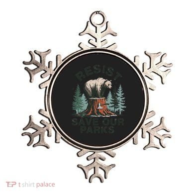 Resist Bear - Save Our Parks Wildlife Protection Women Ornament