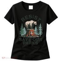 Resist Bear - Save Our Parks Wildlife Protection Women Women's T-Shirt thumb 0