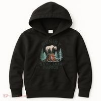 Resist Bear - Save Our Parks Wildlife Protection Women Kids Hoodie thumb 0