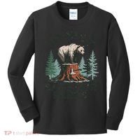 Resist Bear - Save Our Parks Wildlife Protection Women Kids Long Sleeve Shirt thumb 0
