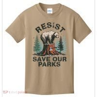 Resist Bear - Save Our Parks Wildlife Protection Women Kids T-Shirt thumb 0