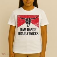 Retro Bull Skull Western Life Country Ram Ranch Rockin' Vibes T-Shirt thumb 4
