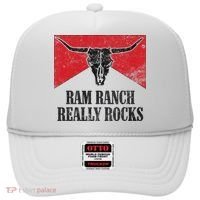 Retro Bull Skull Western Life Country Ram Ranch Rockin' Vibes Hat thumb 0