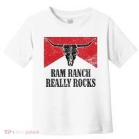 Retro Bull Skull Western Life Country Ram Ranch Rockin' Vibes Toddler T-Shirt thumb 0