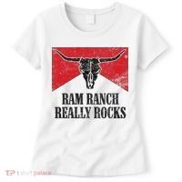 Retro Bull Skull Western Life Country Ram Ranch Rockin' Vibes Women's T-Shirt thumb 0