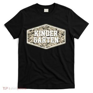 Retro Back To School Old Camo Kindergarten T-Shirt