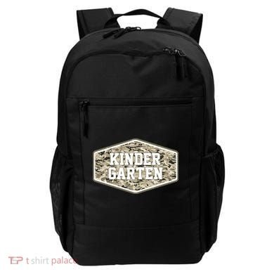 Retro Back To School Old Camo Kindergarten Backpack