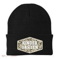Retro Back To School Old Camo Kindergarten Beanie thumb 0
