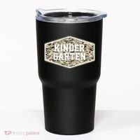 Retro Back To School Old Camo Kindergarten Tumbler thumb 0