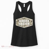Retro Back To School Old Camo Kindergarten Women's Tank Top thumb 0