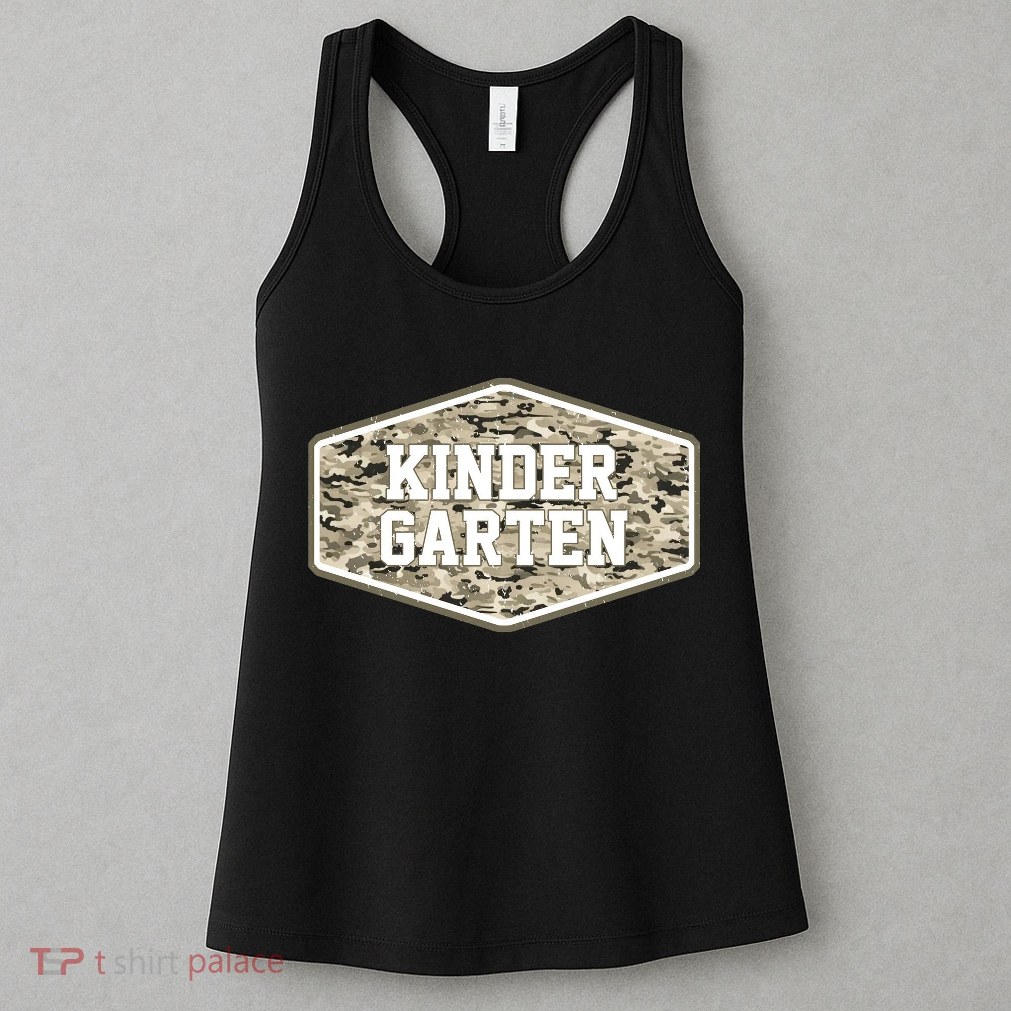 Retro Back To School Old Camo Kindergarten Women's Tank Top