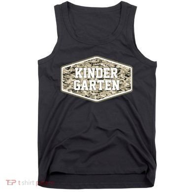 Retro Back To School Old Camo Kindergarten Tank Top