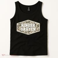 Retro Back To School Old Camo Kindergarten Tank Top thumb 2