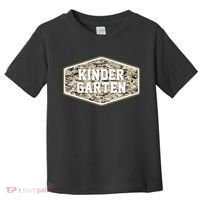 Retro Back To School Old Camo Kindergarten Toddler T-Shirt thumb 0