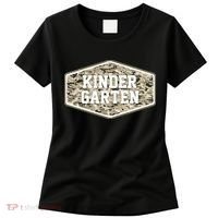 Retro Back To School Old Camo Kindergarten Women's T-Shirt thumb 0