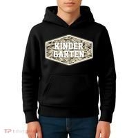 Retro Back To School Old Camo Kindergarten Kids Hoodie thumb 4