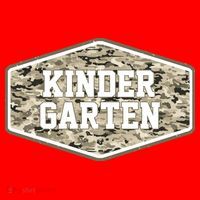 Retro Back To School Old Camo Kindergarten Santa Hat thumb 1