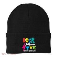 Rockstar Born To Be Rockstar Music Funny Gift Beanie thumb 0