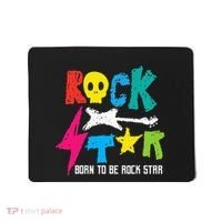 Rockstar Born To Be Rockstar Music Funny Gift Mousepad thumb 0