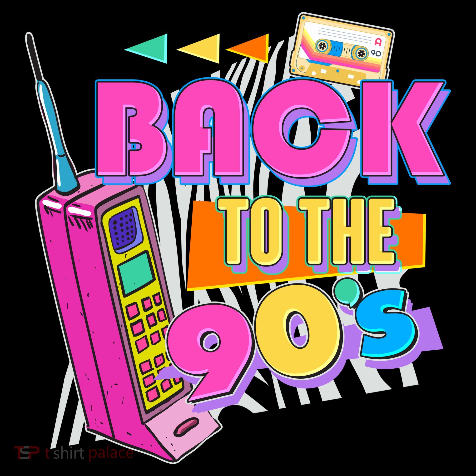 Retro Back To The 90's Nineties Coaster