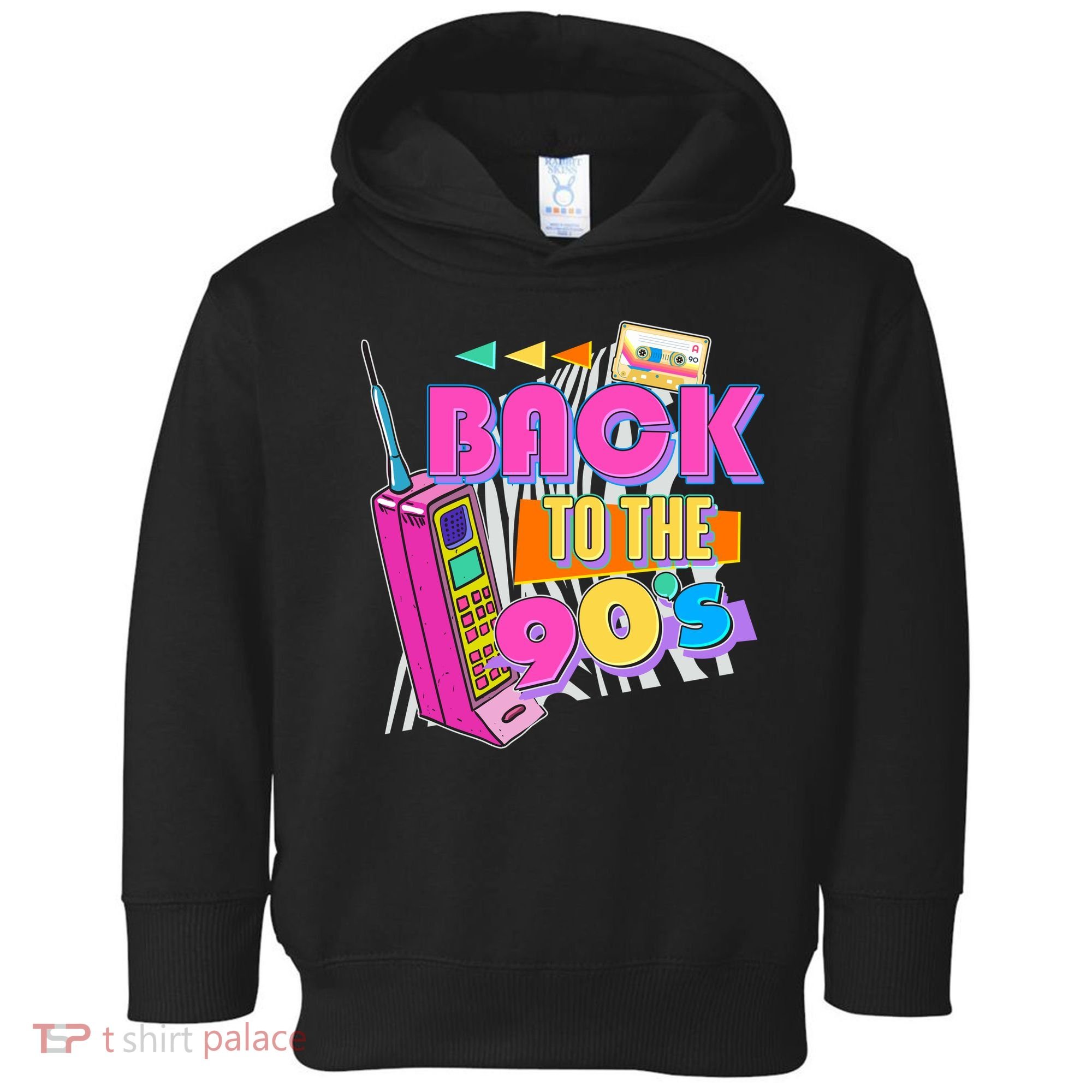 Retro Back To The 90's Nineties Toddler Hoodie