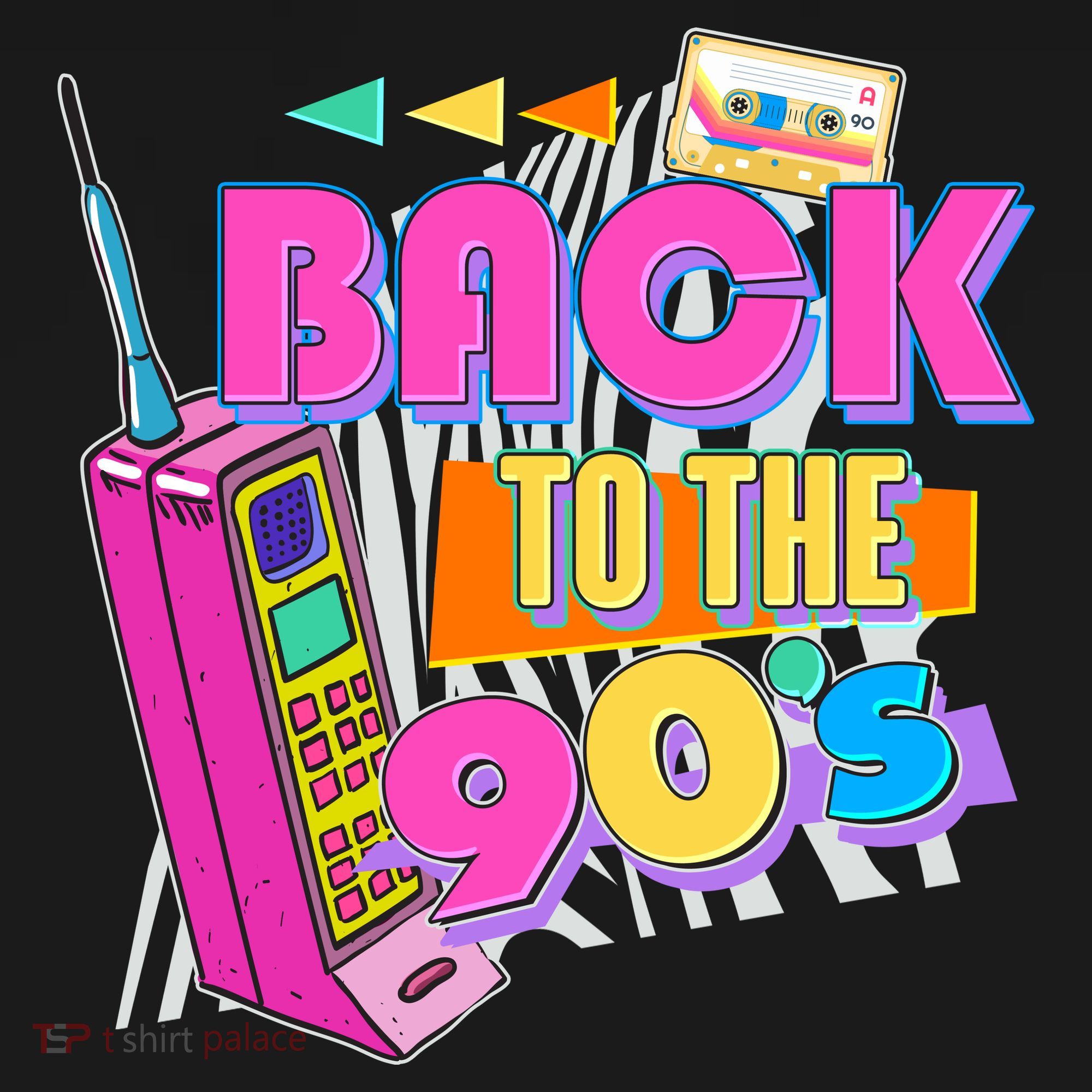 Retro Back To The 90's Nineties Toddler Hoodie