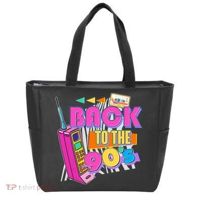 Retro Back To The 90's Nineties Tote Bag