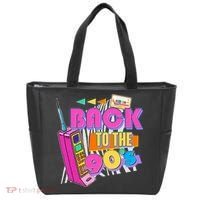 Retro Back To The 90's Nineties Tote Bag thumb 0