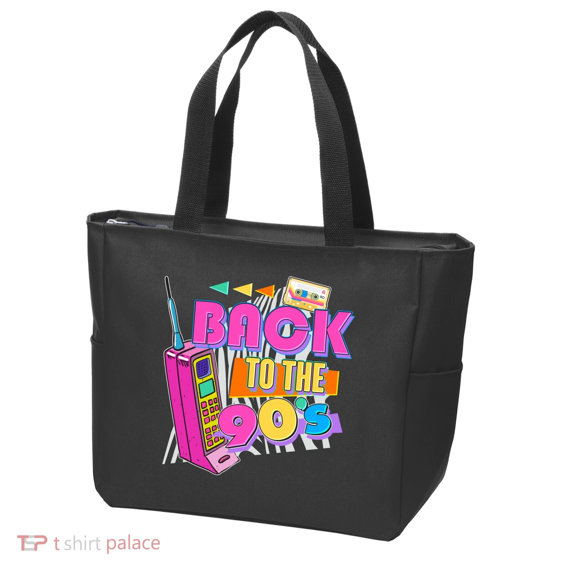 Retro Back To The 90's Nineties Tote Bag