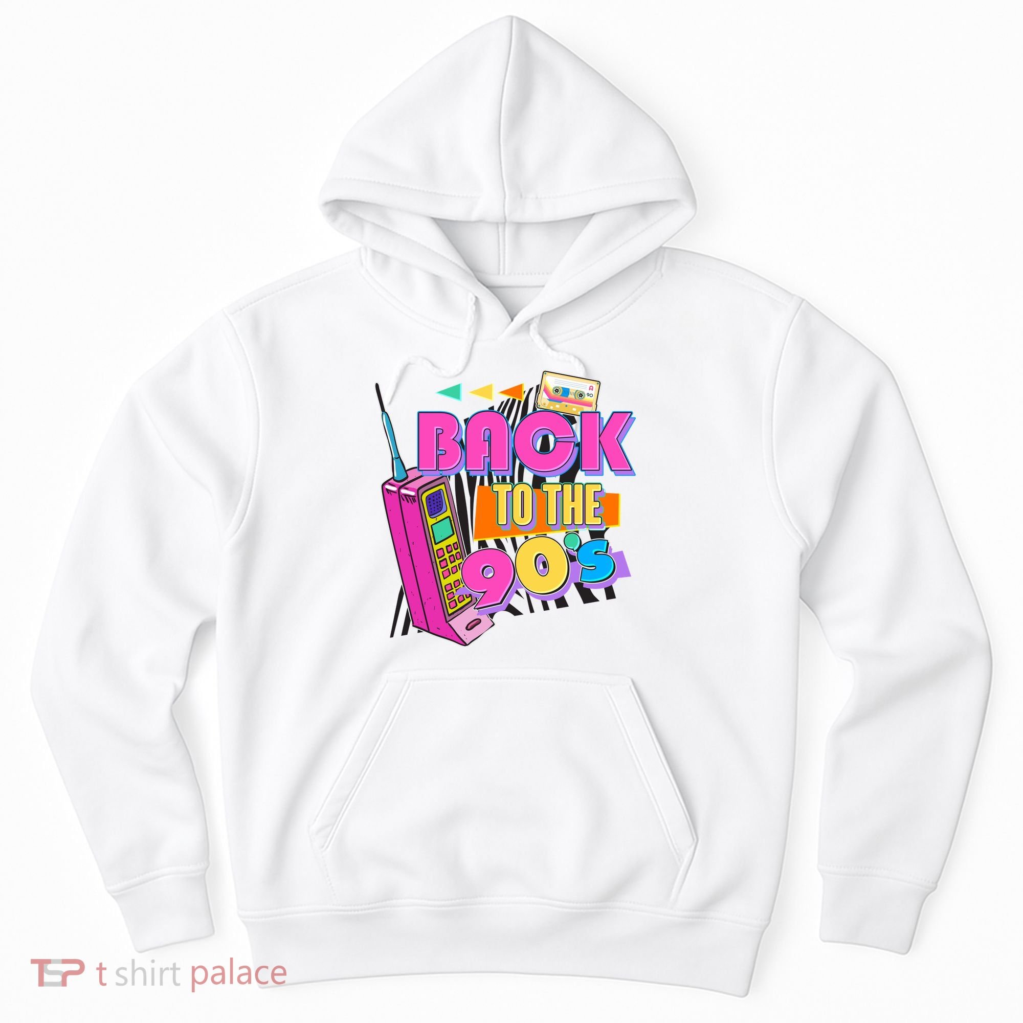 Retro Back To The 90's Nineties Hoodie