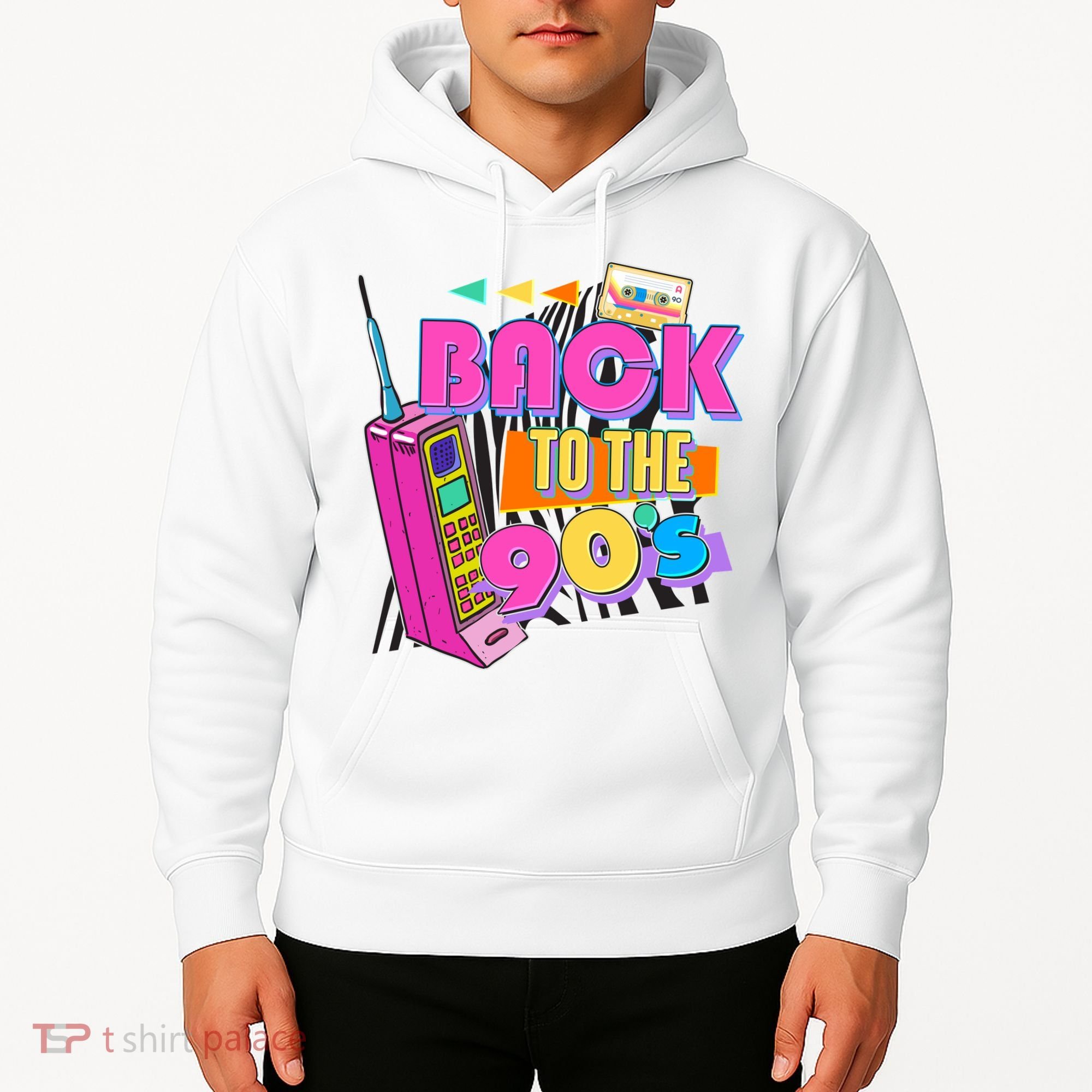 Retro Back To The 90's Nineties Hoodie