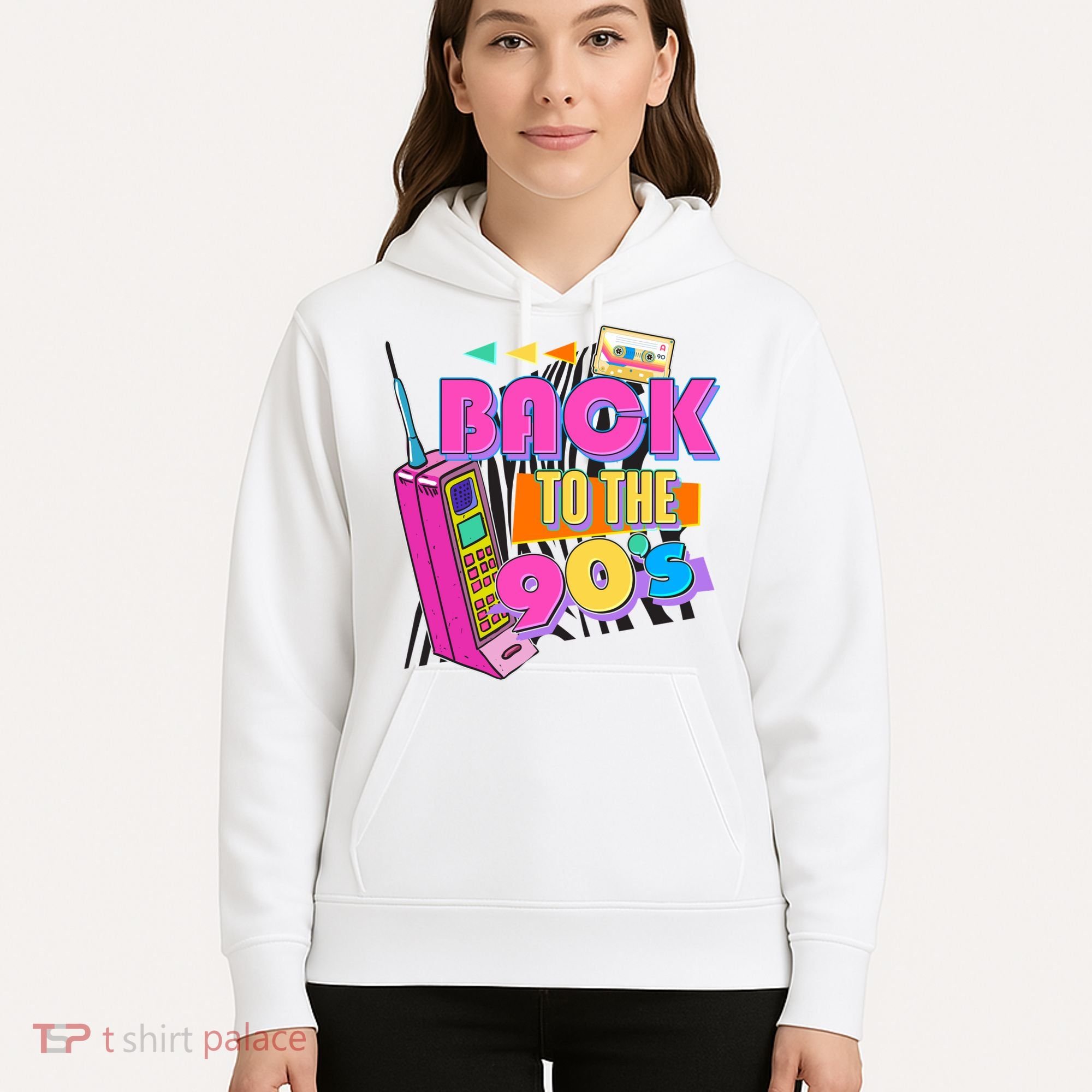 Retro Back To The 90's Nineties Hoodie