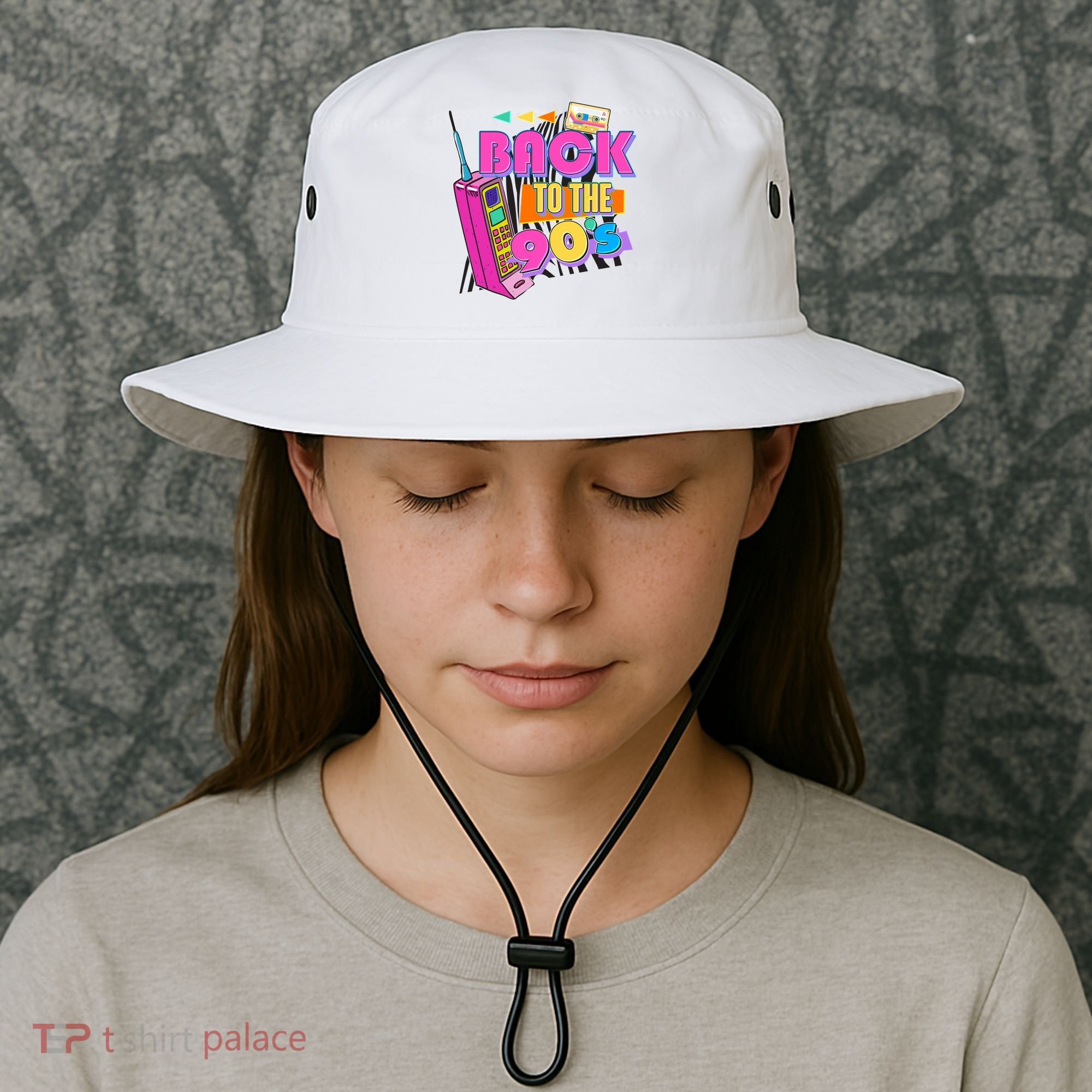 Retro Back To The 90's Nineties Bucket Hat