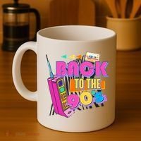 Retro Back To The 90's Nineties Coffee Mug thumb 4