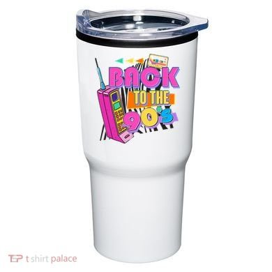 Retro Back To The 90's Nineties Tumbler