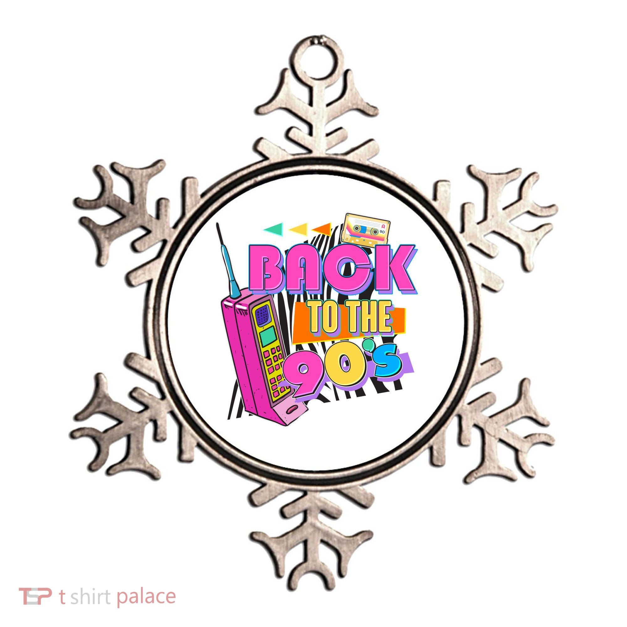 Retro Back To The 90's Nineties Ornament