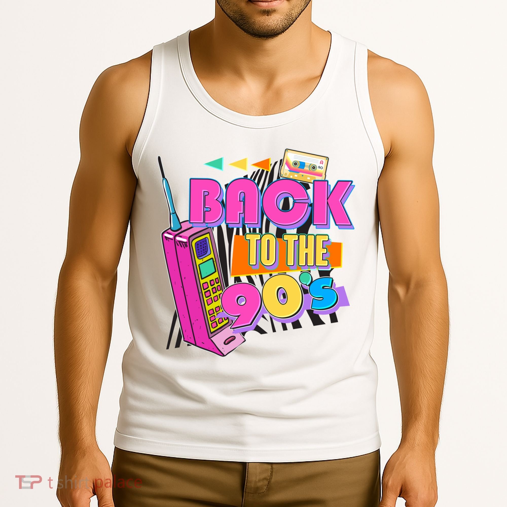 Retro Back To The 90's Nineties Tank Top