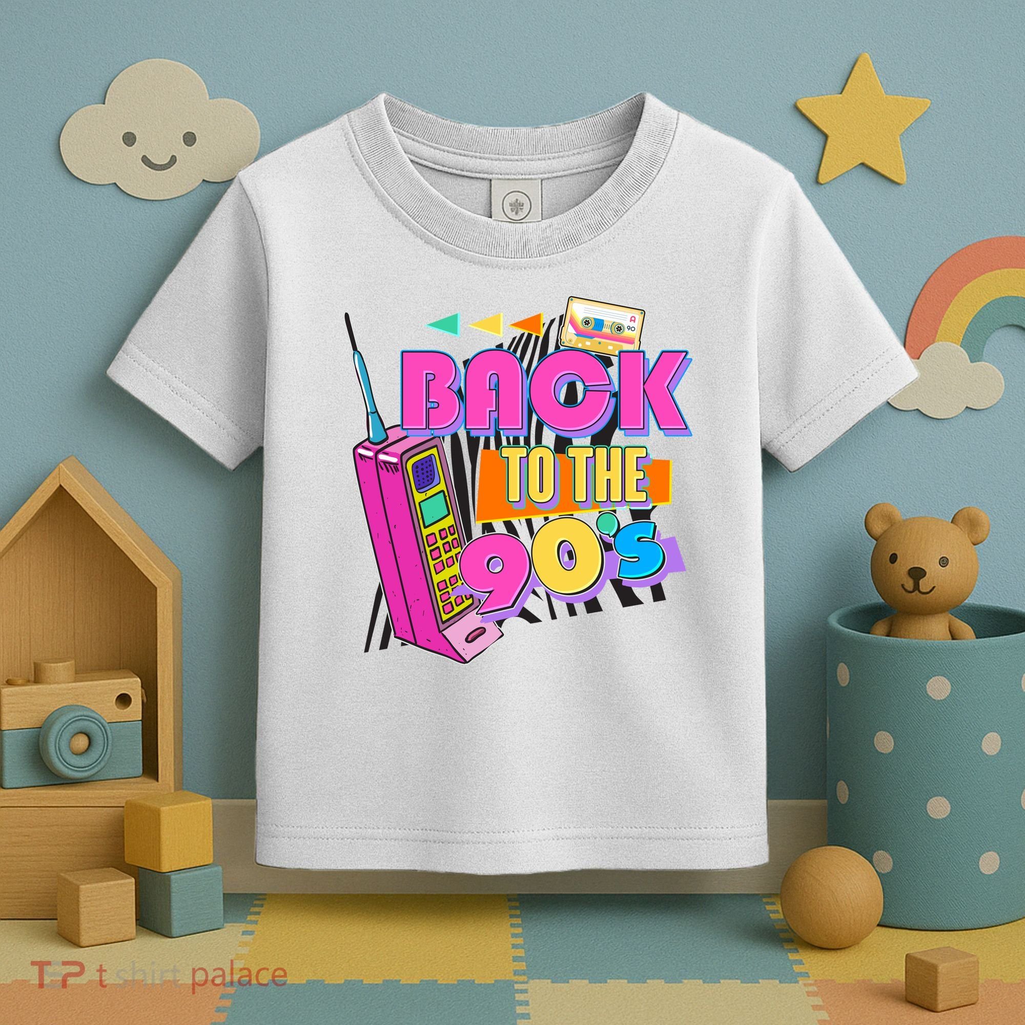 Retro Back To The 90's Nineties Toddler T-Shirt