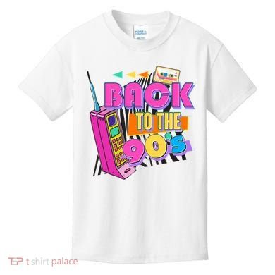 Retro Back To The 90's Nineties Kids T-Shirt
