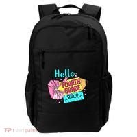 Retro Back To School Hello Fourth Grade Backpack thumb 0