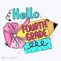 Retro Back To School Hello Fourth Grade Women's Hoodie thumb 2