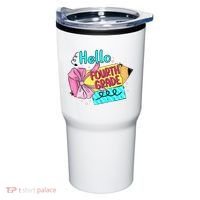 Retro Back To School Hello Fourth Grade Tumbler thumb 0