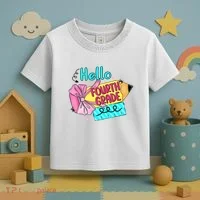 Retro Back To School Hello Fourth Grade Toddler T-Shirt thumb 3