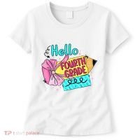 Retro Back To School Hello Fourth Grade Women's T-Shirt thumb 0