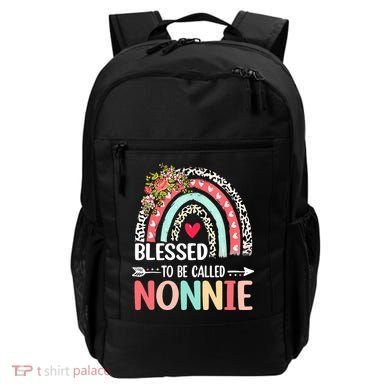 Rainbow Blessed To Be Called Nonnie Leopard Mother's Day Backpack